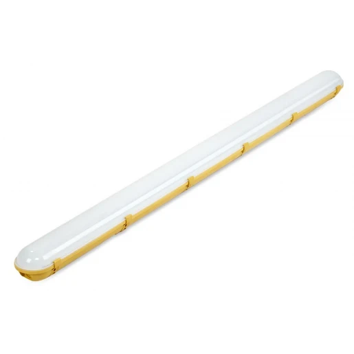 Batten LED 110V 2000Lm IP65 5ft Emergency Yellow