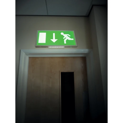 Basics Emergency Exit Box 5.2W 393 x 193 x 27mm White