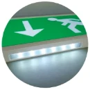 Basics Emergency Exit Box 5.2W 393 x 193 x 27mm White