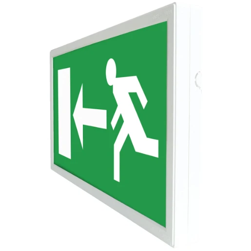 Basics Emergency Exit Box 5.2W 393 x 193 x 27mm White