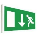 Basics Emergency Exit Box 5.2W 393 x 193 x 27mm White