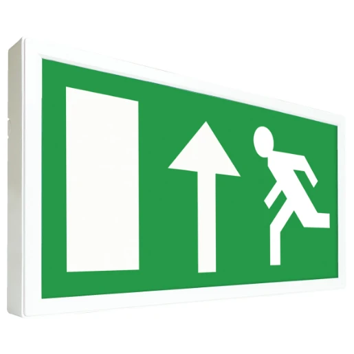 Basics Emergency Exit Box 5.2W 393 x 193 x 27mm White