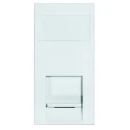 Socket RJ45 Cat5E 50X25mm White Insert