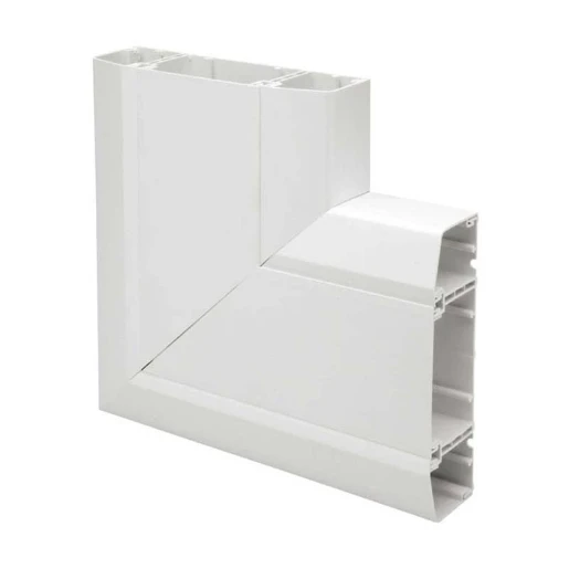 White Apollo Dado Flat Angle 235 x 235 x 40mm