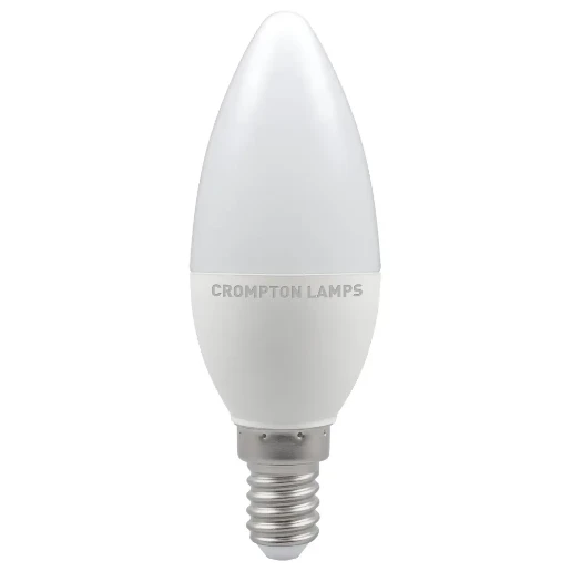 5W 6500K SES-E14 LED Candle Thermal Plastic Dimmable Lamp