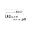 19'' Fixed Shelf 1U 4 Fixing Points Depth 600mm - Black