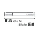 19'' Sliding Shelf 1U 4 Fixing Points Depth 600mm - Black