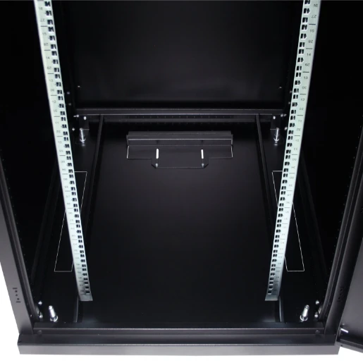 Set Of 2 Rear 19'' Mounting Profiles 42U - Zinc Plated
