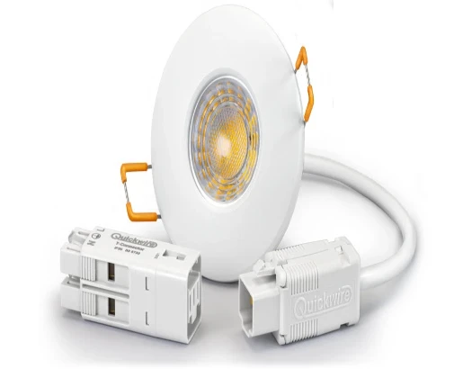 Quickwire Equipped Ricoman Core Rated Downlight