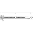 Hellerman REZ300 Cable Tie Blk PK=100
