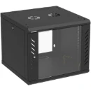 19'' Wall Mount Cabinet With Sides Access Flatbox 9U 600mm Width