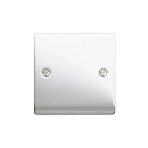 Designa 22BP1 1 Gang Blank Plate Polished Chrome