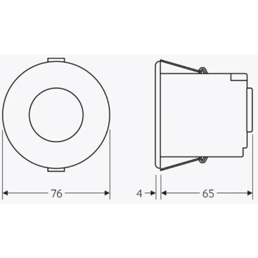 Detector PIR Ceiling Direct Dimming Analogue 1-10V 12-24V Ac/D