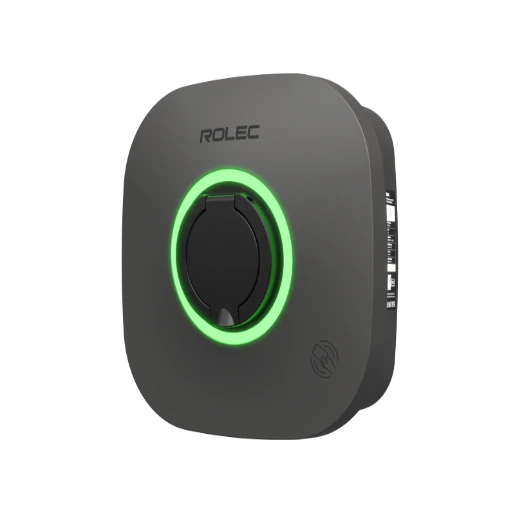 Evo Smart EV Charger up to 22kW Universal Socket - Daytona Grey