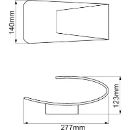 Wall Light 2700K-3000K Colour Toning LED 13W White