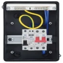 Sync Energy Weatherproof Ip65 Grey 5 Module Populated EV Kit Complete With 100A Main Switch 40A MCB Type 2 SPD