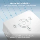 EV Consumer Unit in White  with 5 modules including T2 SPD, 100a Main Switch and 40A Type A DP RCBO