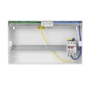 22W Mains Straight Unit + SPD (19 F/Ways) Consumer Unit