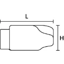 Hellerman Wire Connector Clr/Yel PK150
