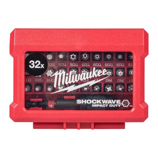 Milwaukee®  SHOCKWAVE™  GEN4 Compact Set in Cassette - 32pc