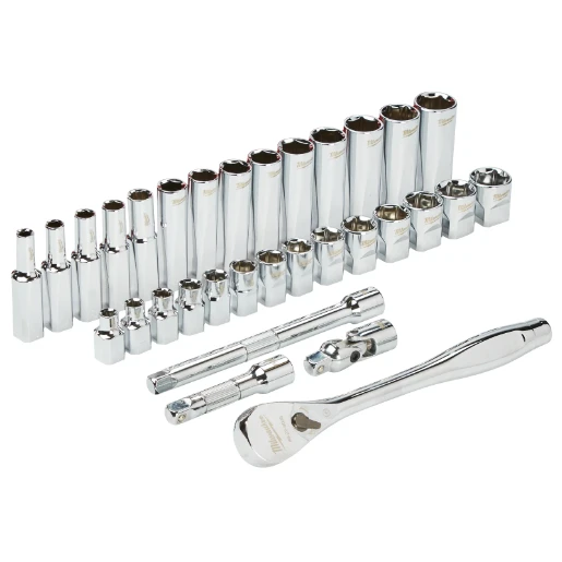 Milwaukee® Milwaukee®  Drive Ratchet  Socket Set - 32pc