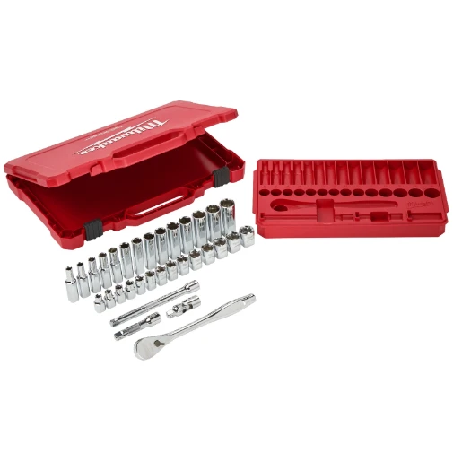 Milwaukee® Milwaukee®  Drive Ratchet  Socket Set - 32pc