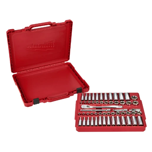 Milwaukee® 1/2in Metric Ratchet + Socket Set
