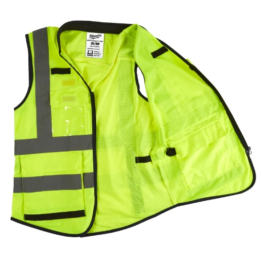 Milwaukee® Premium Hi-Visibility Vest Yellow L/XL -1pc
