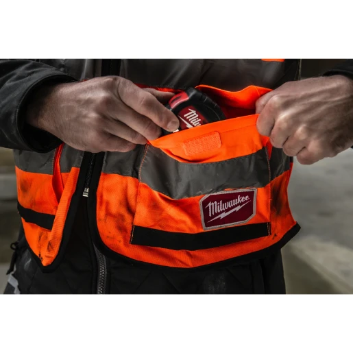 Milwaukee® Premium Hi-Visibility Vest Orange - S/M -1pc