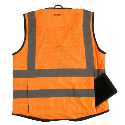 Milwaukee® Premium Hi-Visibility Vest Orange - L/XL -1pc