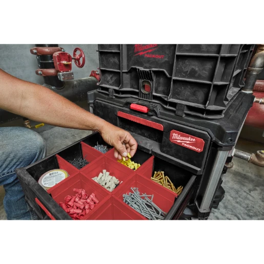 Milwaukee® PACKOUT 2 Drawer Tool Box - 1pc
