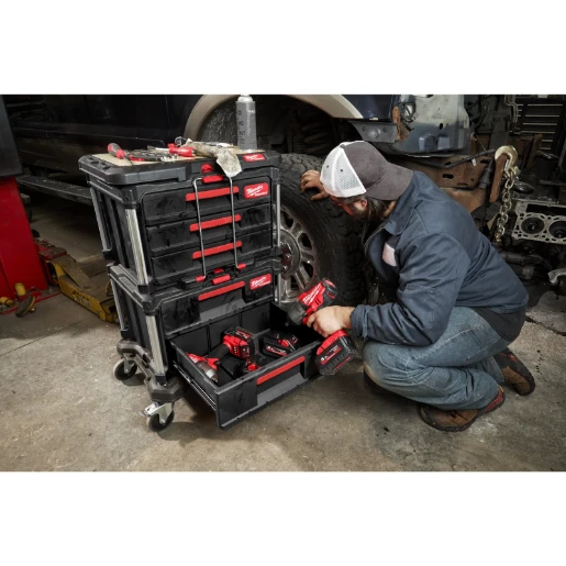 Milwaukee® PACKOUT 3 Drawer Tool Box - 1pc