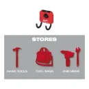 Milwaukee® PACKOUT Small Curved Utility Hook
