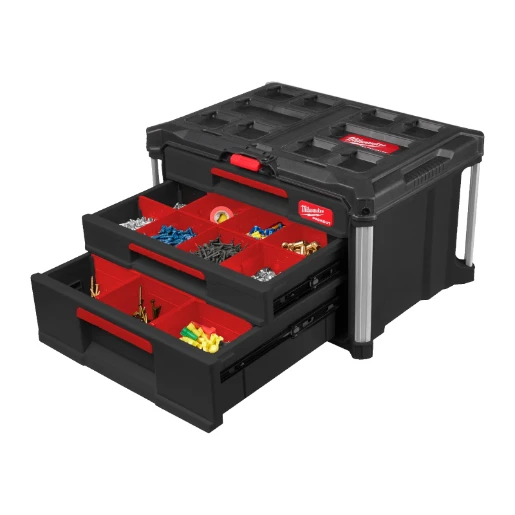 Milwaukee® BOX PACKOUT 2+1 DRAWER TOOL BOX-1PC