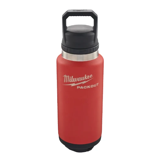 Milwaukee® PACKOUT™ Bottle 1065 ml Chug Lid Red