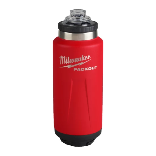 Milwaukee® PACKOUT™ Bottle 1065 ml Chug Lid Red