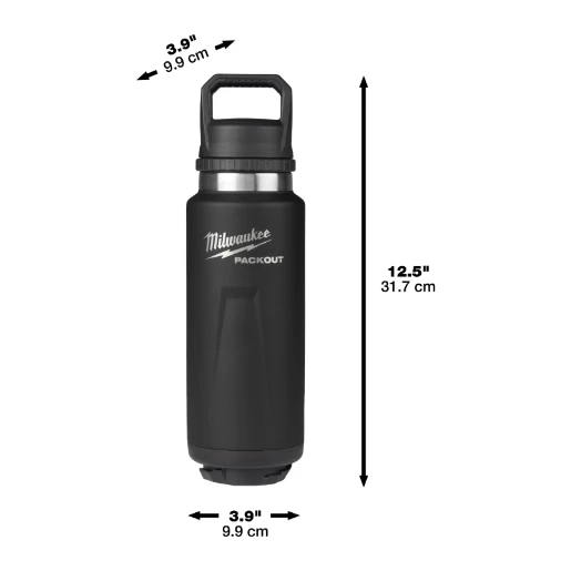 Milwaukee® PACKOUT Bottle 1065 ml Chug Lid Blk-1pc