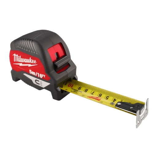 Milwaukee® 5m/16ft Metric & Imperial Premium Magnetic Tape Measure (GEN4)