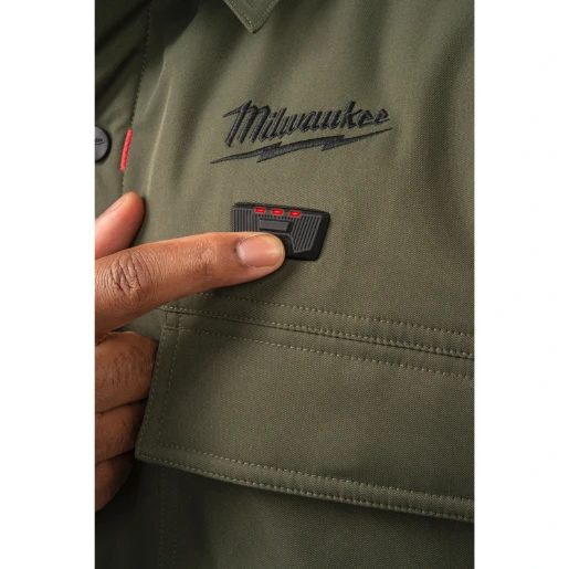 Milwaukee® M12™HSJGN-0 (M) Heated Shirt Jacket Green