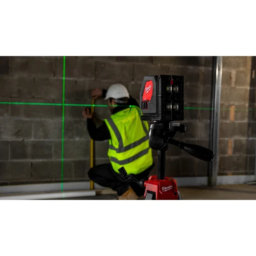 Milwaukee® Alkaline Cross Line Laser in Case