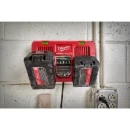 Milwaukee® M18™ Dual Bay Rapid Charger Bare Unit