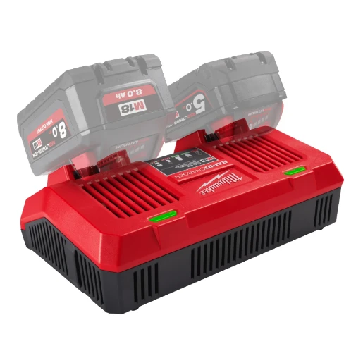 Milwaukee® M18™ Dual Bay Rapid Charger Bare Unit