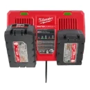 Milwaukee® M18™ Dual Bay Rapid Charger Bare Unit