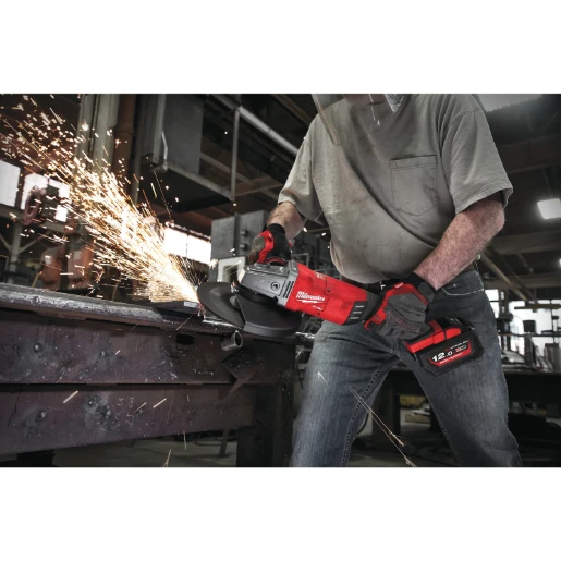 Milwaukee® M18™ FUEL™ 230mm Braking Angle Grinder with Paddle Switch Bare unit