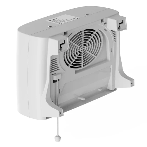 2KW BATHROOM WALL FAN HEATER WHT W/TIMER FUNCTION