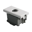 WHITE SLIMLINE 1G 2 MODULE EURO DATA PLATE