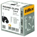 Screw Clip PH2 Screw Round Lead 10-14 Black