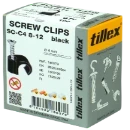 Screw Clip PH2 Screw Round Lead 7-10 Black