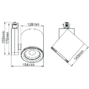 Spotlight Pro Track Adjustable LED 4000K 46W Black