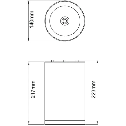 Ceiling Light LED 3000K 30W Anthracite